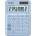 Casio Calculator Casio MS-20UC Blue (2, 3 x 10, 5 x 14, 95 cm)