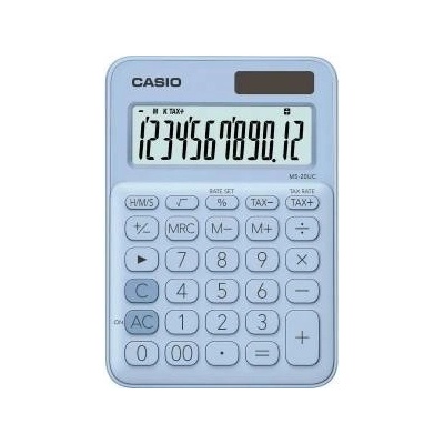 Casio Calculator Casio MS-20UC Blue (2, 3 x 10, 5 x 14, 95 cm)