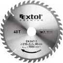 EXTOL PREMIUM pilový kotouč s SK plátky, 115x1,3x22,2mm, 40T, šířka SK plátků 2,6mm