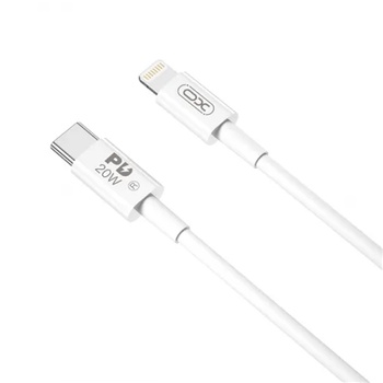 XO (Simple) USB Кабел XO-NB-Q189B, Type-C - Lightning, 2м, 20W, PD, Fast charge