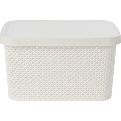 Storage Solutions Úložný kôš White 1 27,5 x 15 x 22 cm