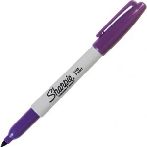 Sharpie Перманентен маркер Sharpie, F, лилав (26986-А-ЛИЛАВ)