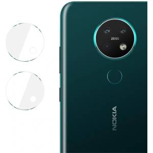  Два броя удароустойчив стъклен протектор за камера марка IMAK за Nokia 7.2