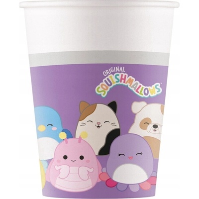 Procos Papierové poháre Squishmallows 200 ml