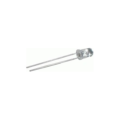 LED 5mm červená 2500mcd 15° čirá