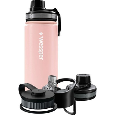 Wessper B3 THERMOSTEEL 1000 ml Colar pink