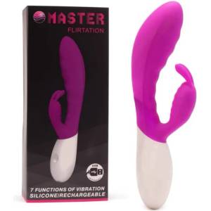  Вибратор с впечатляващи функции, 21см. - Master Flirtation Purple (DEBRA00981)