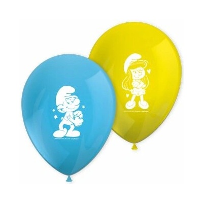 Procos Šmoulové latexové balónky 10" 26cm