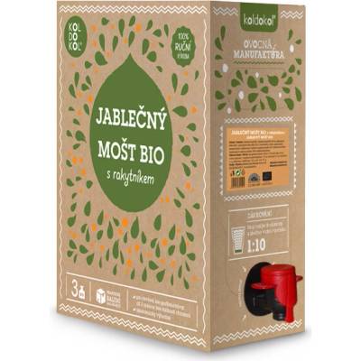 Koldokol Organický jablčný mušt s rakytníkom 3 kg