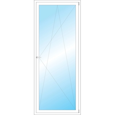 OKNA HNED Plastové okno 92x227 cm bílé otevíravé a sklopné pravé