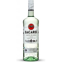 Bacardi Carta Blanca 37,5% 1 l (holá láhev)