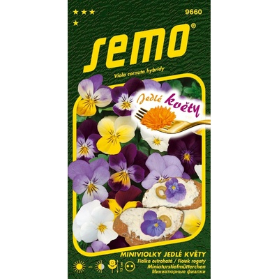 Semo Miniviolka Jedlé kvety séria JEDLÉ KVETY 0,3 g