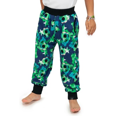 ESITO Rostoucí tepláky EasyFit Fotbal modrá