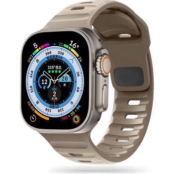 Tech-Protect Силиконова каишка за часовник Apple Watch 6/7/8/9/10/SE/Ultra (44/45/46/49 mm) от Tech-Protect IconBand Line - Cashmere Beige (5906302310562)