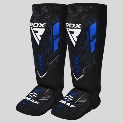 RDX Протектори за Крака RDX IMMAF Approved Neoprene Shin Instep Guards Blue - XL