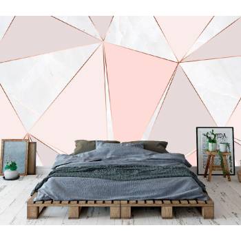 Image 1 of Art gift Фототапет Розов мрамор 2