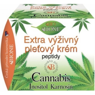 BC Bione Cosmetics Bio Cannabis zvláčňující a regenerační pleťový krém 51 ml