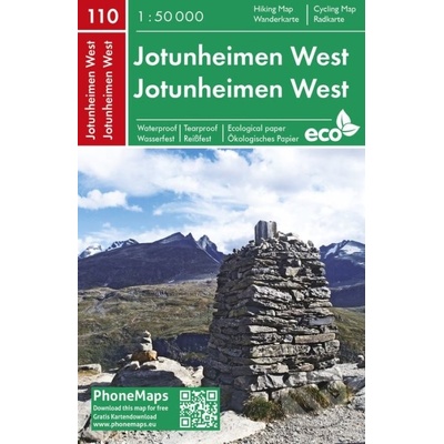 Jotunheimen West 1:50 000