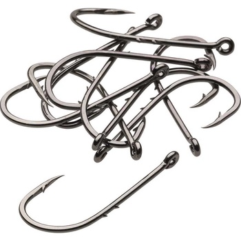 Kinetic Baitholder Single Hook Black vel.1 10 ks