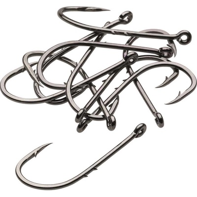 Kinetic Baitholder Single Hook Black vel.1 10 ks