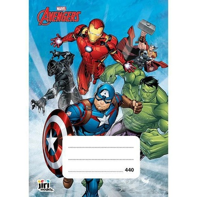 Jiri Models Školský zošit 440 A4 Avengers