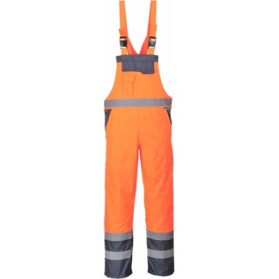 Portwest nohavice S488 s laclem nepromokavé reflexní žltá/čierna