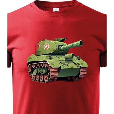 Dětské triko Tank Červená Canvas Dětské tričko Bezvatriko.cz 1833