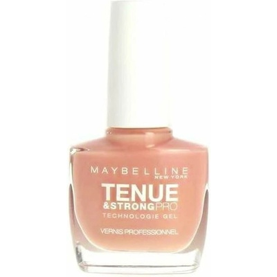 Lak na nehty TENUE & Strong Maybelline 75 Ivory Rose ve slonovinové růžové barvě. 10ml