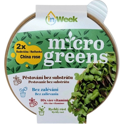 Ředkvička China Rose microgreens semínka + dárek k nákupu