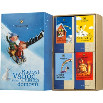 Sonnentor Dárková kazeta čajová Radost Vánoc bio 126 g