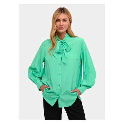 KAFFE Риза Loren 10508188 Зелен Regular Fit (Loren 10508188)
