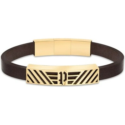 Police náramok Lattitude Gold Brown PEAGB2211704