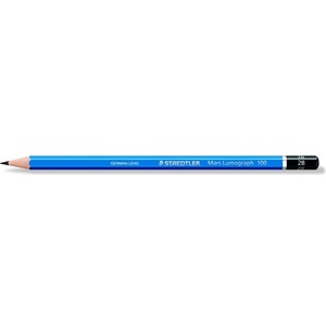 STAEDTLER Графитен молив, 2B, шестоъгълен, STAEDTLER "Mars Lumograph 100" 100-2B (100-2B)