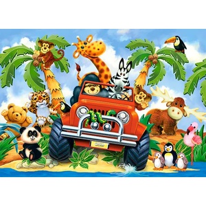 Castorland - Puzzle Softies on safari II - 40 - 99 piese