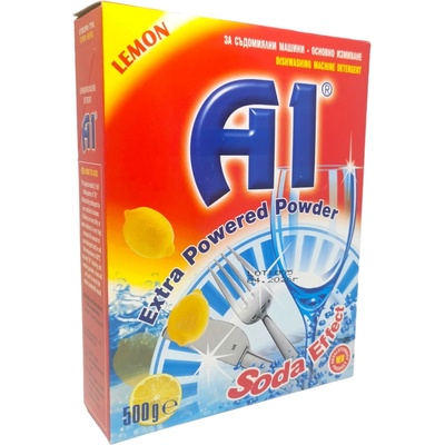 А1 прах за миялна машина, Основно измиване, 500гр