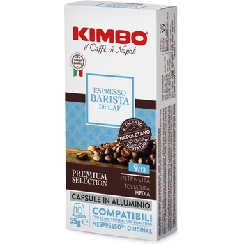 KIMBO Алуминиеви кафе капсули за Nespresso Kimbo Decaff - 10 броя х 5, 5 г (1014182)