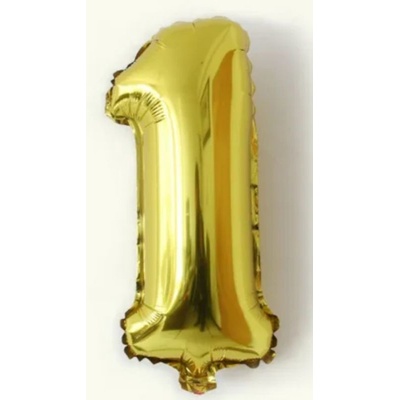 GRABO fóliový balónek ČÍSLICE ZLATÁ 1 66cm,26" nafukovací