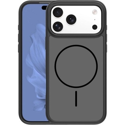 Gigapack iPhone 17 Pro GIGAPACK Силиконов капак за телефон, пластмасов заден капак, MagSafe, черен GP-181521 (GP-181521)