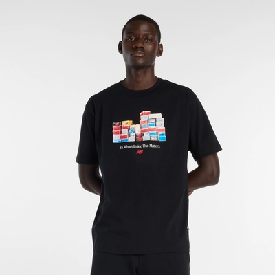 New Balance pánské tričko MT61H0DXBK černé