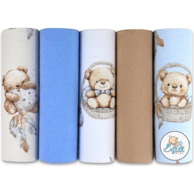 Ega Kids Flanelové modré 5 ks