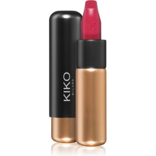 KIKO Milano Velvet Passion krémová rtěnka s matným efektem 345 Lacquer Red 3,5 g