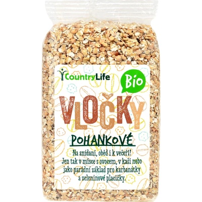 Country Life Vločky pohankové Bio 250 g