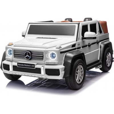 mamido Elektrické autíčko Mercedes Benz MAYBACH G650 Strong MP4 bílé