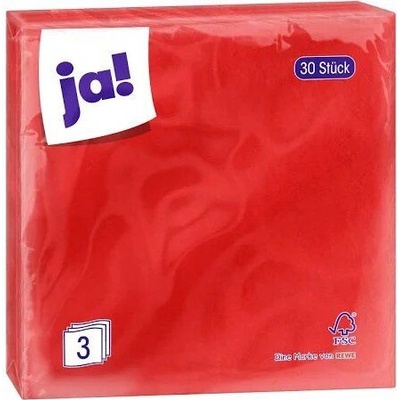 Ja! Servietten Rot 30ks 33x33cm