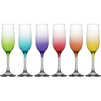 Image 1 of LAV Art-FAM539 PMT6M0002FC - Чаша за шампанско цветна 215cc-6бр (0159240)