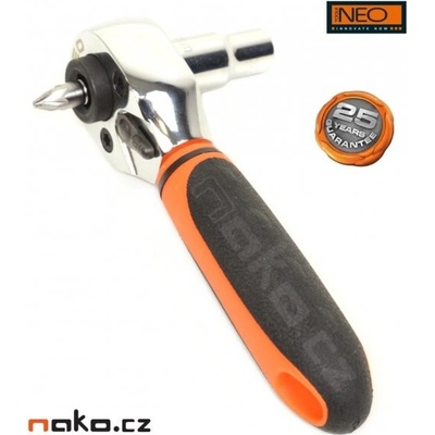 NEO TOOLS 08-501 ráčna 1/4" na bity a hlavice