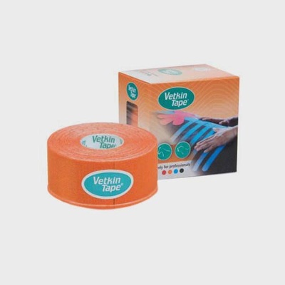 Vetkin Tape Tejpovací páska pro psy oranžová 3 cm x 5 cm