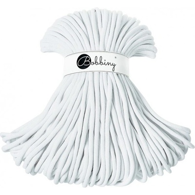 Bobbiny bavlněná šňůra JUMBO 9mm white