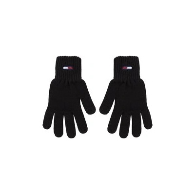 Tommy Jeans Дамски ръкавици Tjw Flag Gloves AW0AW15480 Черен (Tjw Flag Gloves AW0AW15480)