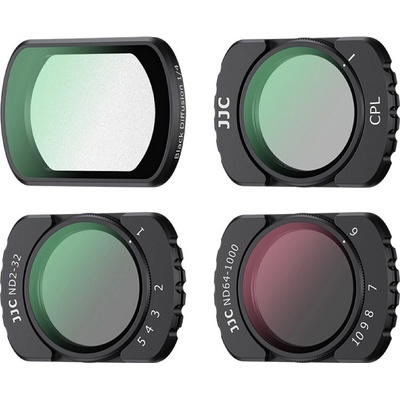 JJC F-PK4NDV, Set filtrů CPL, ND2-32, 1/4 Black Mist, ND64-1000 pro DJi Osmo Pocket 4/3